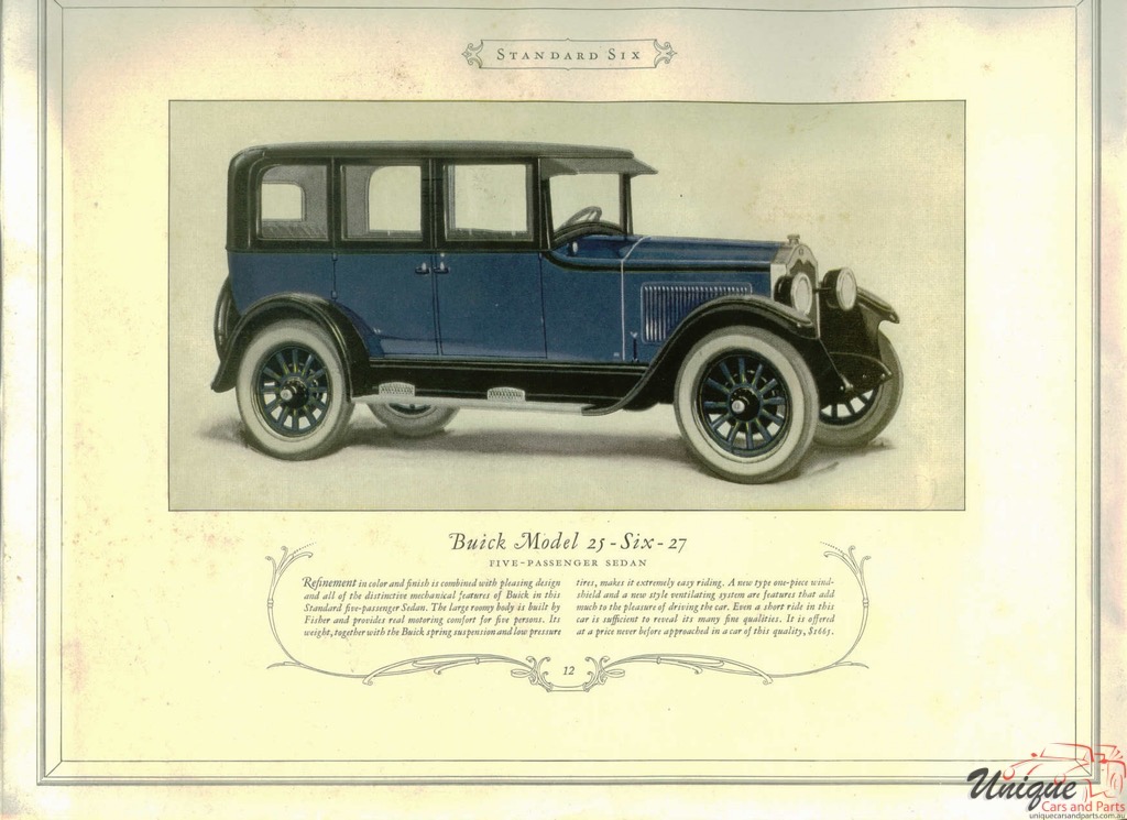 1925 Buick Prestige Brochure Page 5